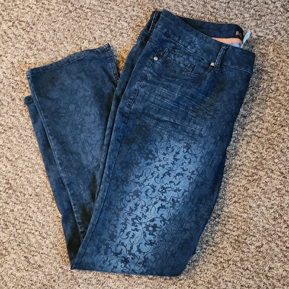 Sonoma Modern Straight Leg Denim Jeans Size 16